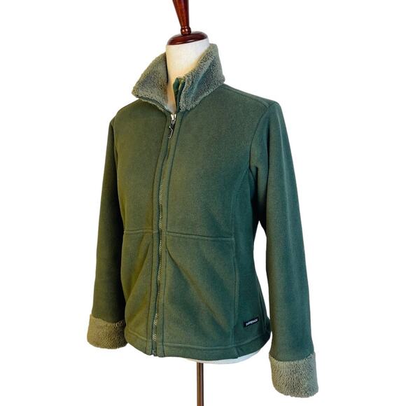 Patagonia Jackets & Blazers - Patagonia Vintage 80's Synchilla Jacket Small Olive Green Sherpa Fleece